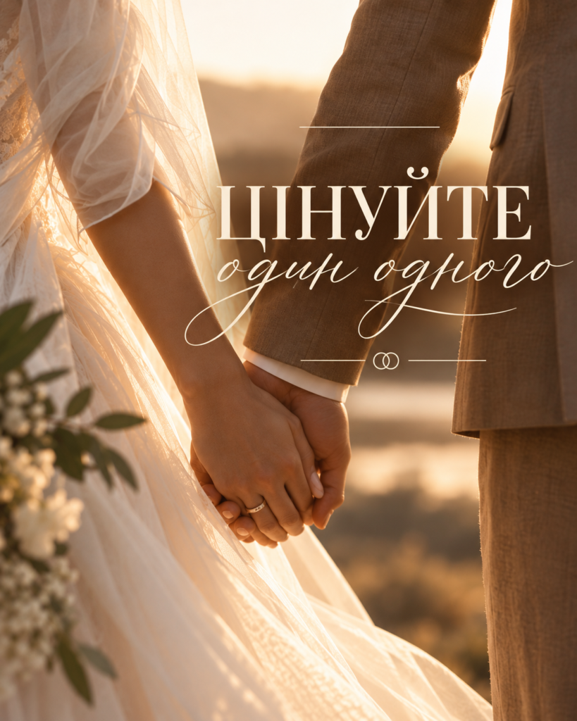 Цінуйте один одного